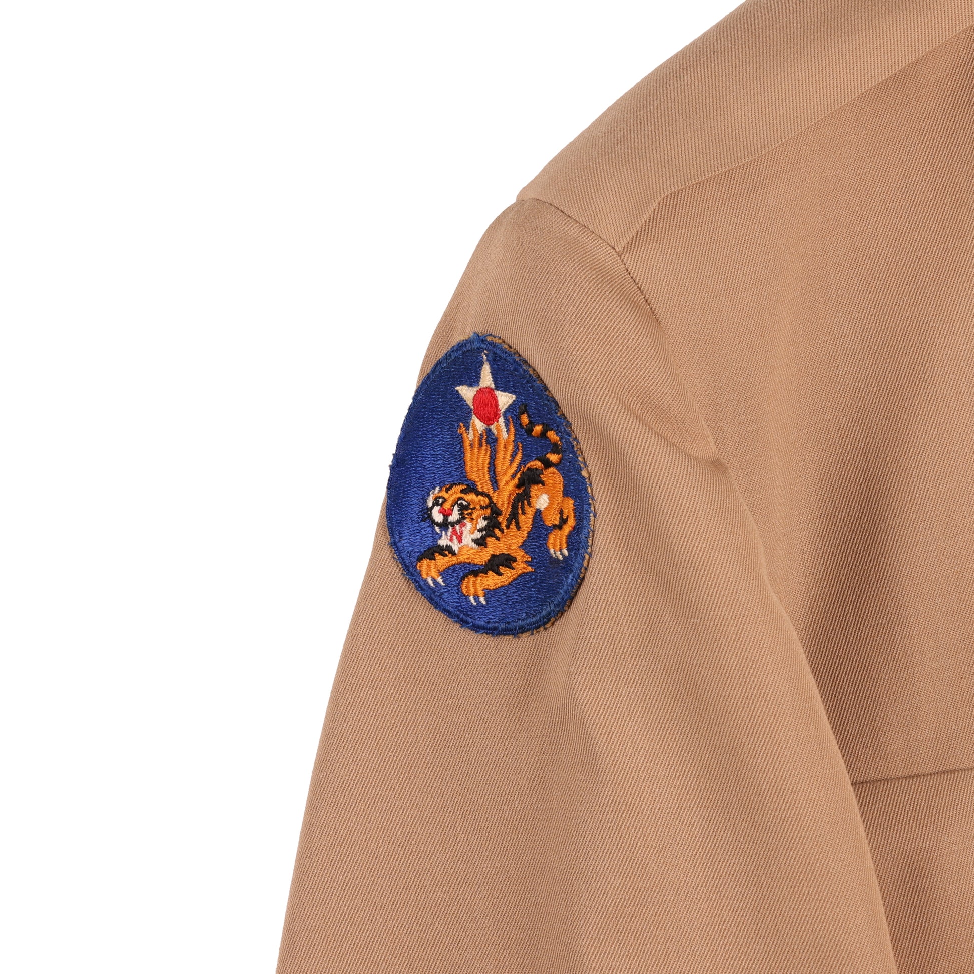 WWII-Korean War U.S. 5th Air Force Officer's Khaki Service Jacket & Trousers (Size 38R)