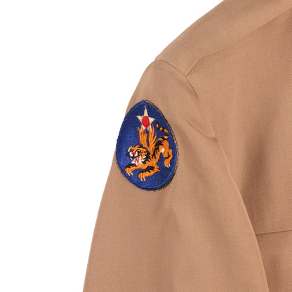 WWII-Korean War U.S. 5th Air Force Officer's Khaki Service Jacket & Trousers (Size 38R)