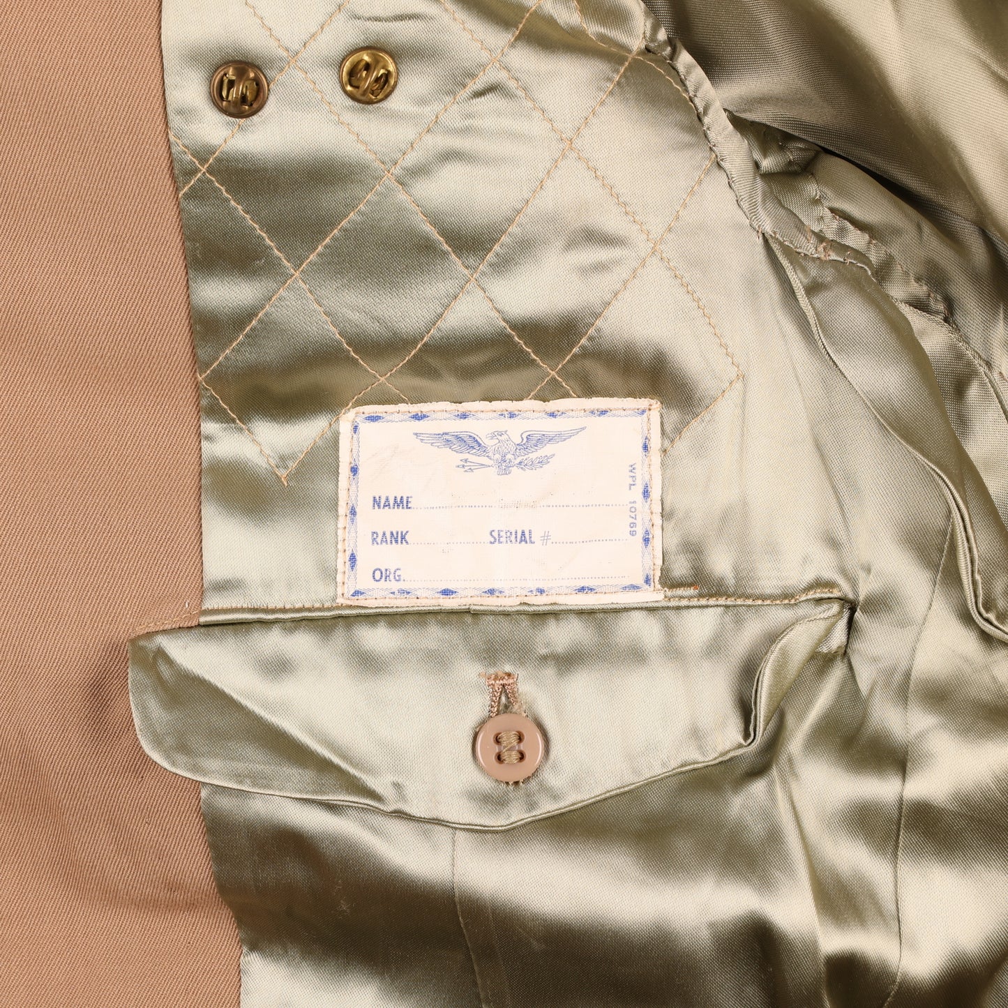 WWII-Korean War U.S. 5th Air Force Officer's Khaki Service Jacket & Trousers (Size 38R)