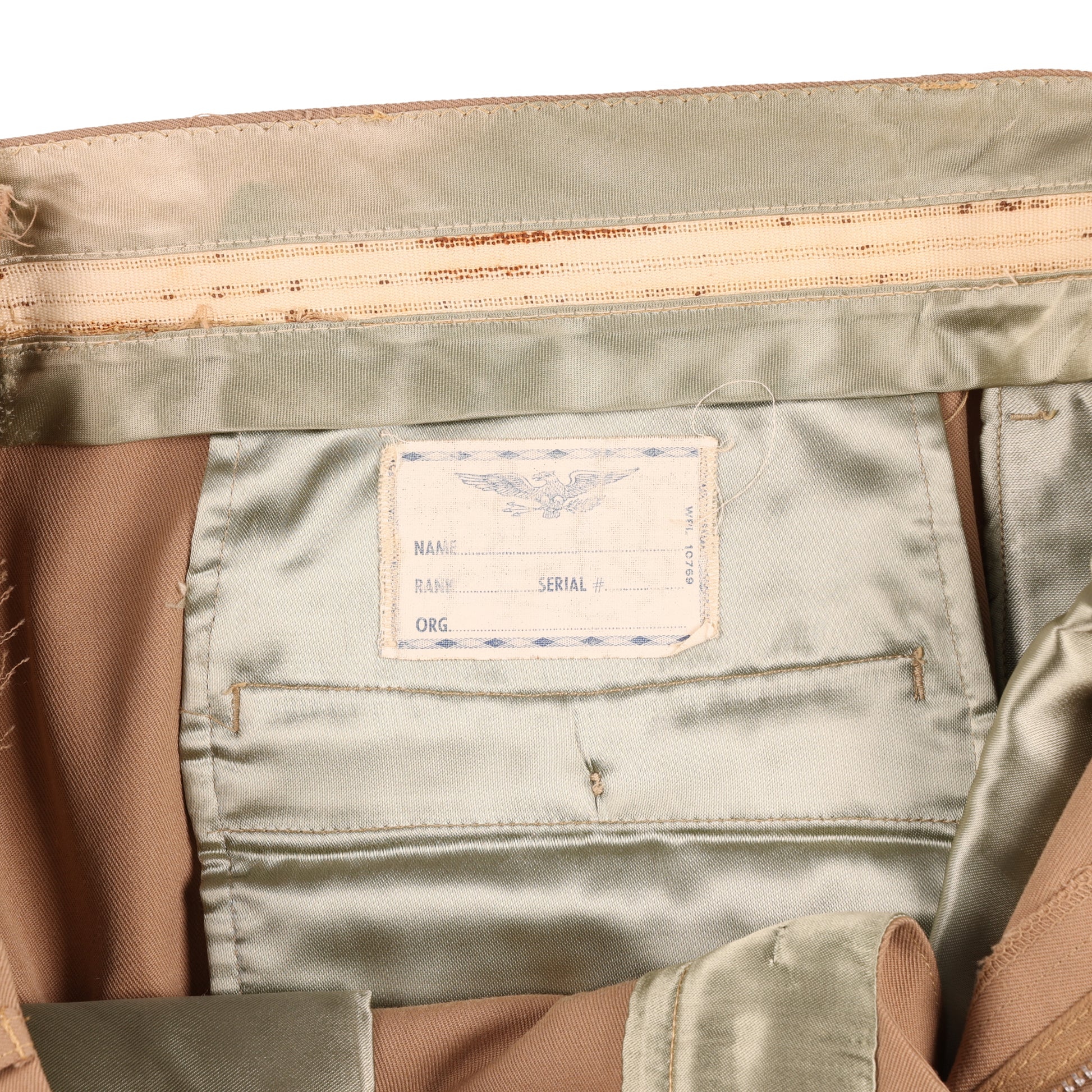 WWII-Korean War U.S. 5th Air Force Officer's Khaki Service Jacket & Trousers (Size 38R)