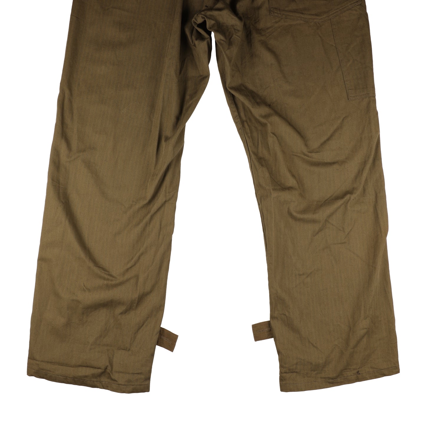 WWII-Korean War U.S. Air Force M/Sgt.'s Second Pattern HBT Coveralls with Gas Flap by The Jay Garment Co. Size 38R (1943)