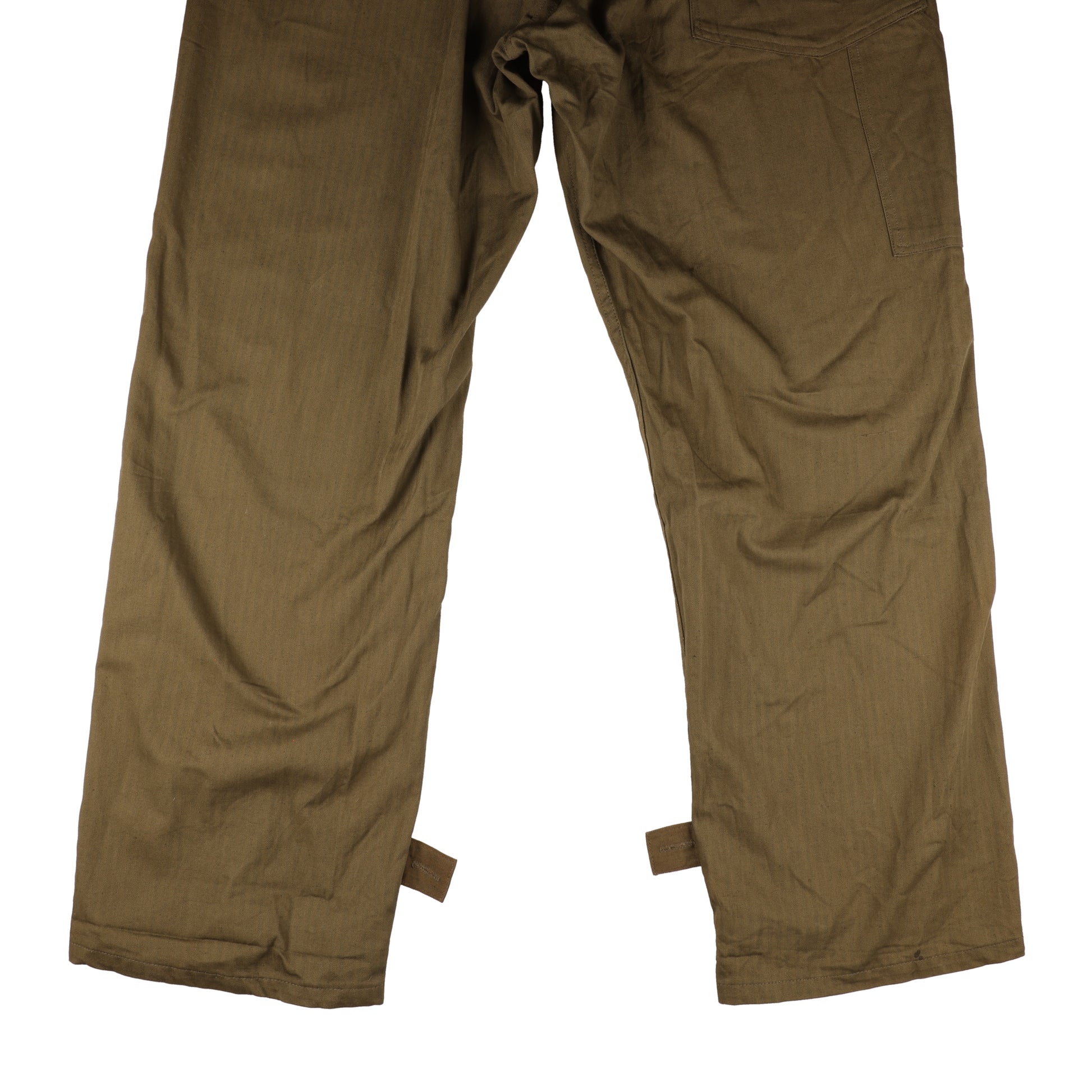 WWII-Korean War U.S. Air Force M/Sgt.'s Second Pattern HBT Coveralls with Gas Flap by The Jay Garment Co. Size 38R (1943)