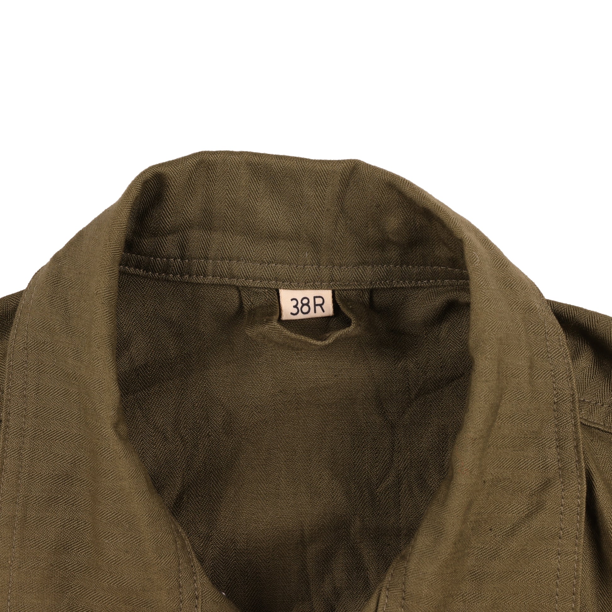 WWII-Korean War U.S. Air Force M/Sgt.'s Second Pattern HBT Coveralls with Gas Flap by The Jay Garment Co. Size 38R (1943)