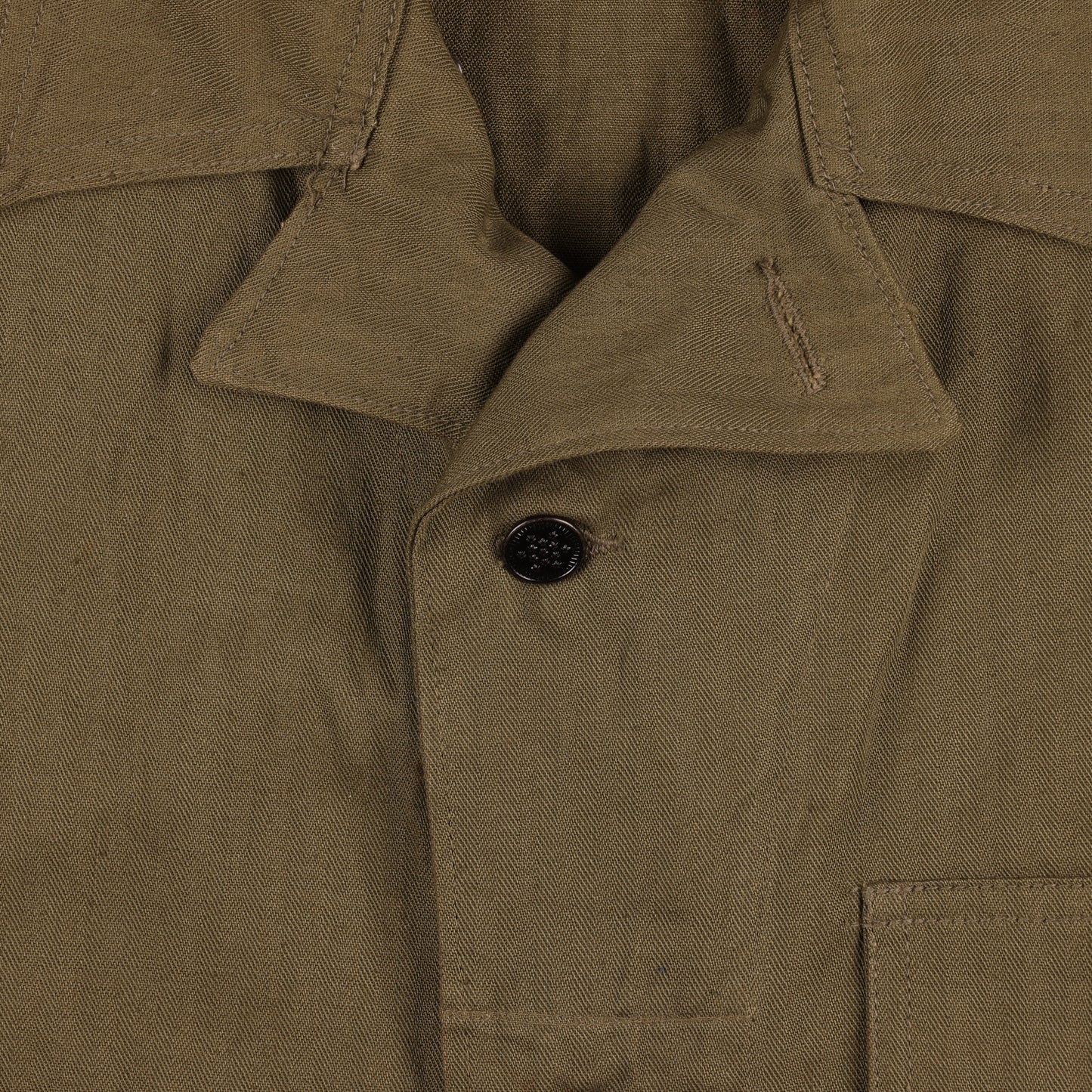WWII-Korean War U.S. Air Force M/Sgt.'s Second Pattern HBT Coveralls with Gas Flap by The Jay Garment Co. Size 38R (1943)