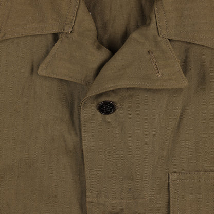 WWII-Korean War U.S. Air Force M/Sgt.'s Second Pattern HBT Coveralls with Gas Flap by The Jay Garment Co. Size 38R (1943)