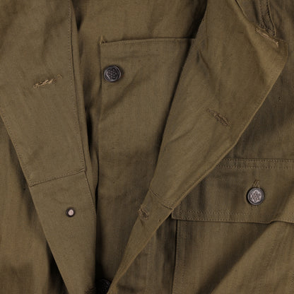 WWII-Korean War U.S. Air Force M/Sgt.'s Second Pattern HBT Coveralls with Gas Flap by The Jay Garment Co. Size 38R (1943)