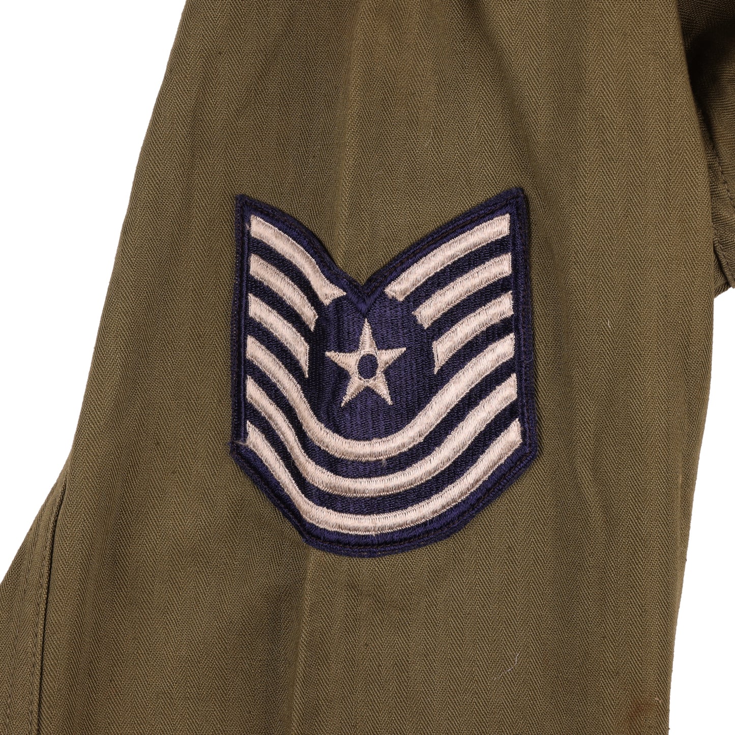 WWII-Korean War U.S. Air Force M/Sgt.'s Second Pattern HBT Coveralls with Gas Flap by The Jay Garment Co. Size 38R (1943)