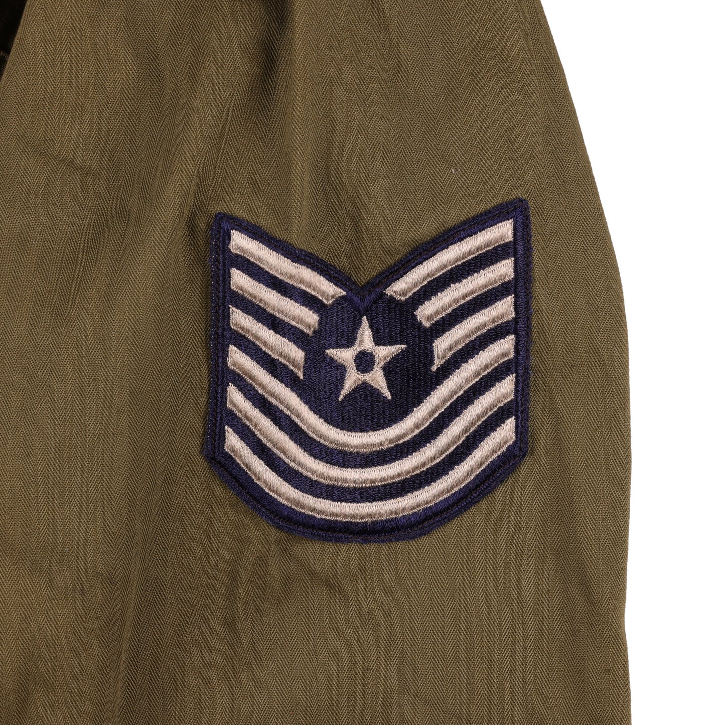 WWII-Korean War U.S. Air Force M/Sgt.'s Second Pattern HBT Coveralls with Gas Flap by The Jay Garment Co. Size 38R (1943)