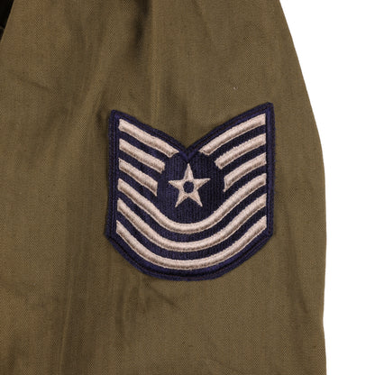 WWII-Korean War U.S. Air Force M/Sgt.'s Second Pattern HBT Coveralls with Gas Flap by The Jay Garment Co. Size 38R (1943)