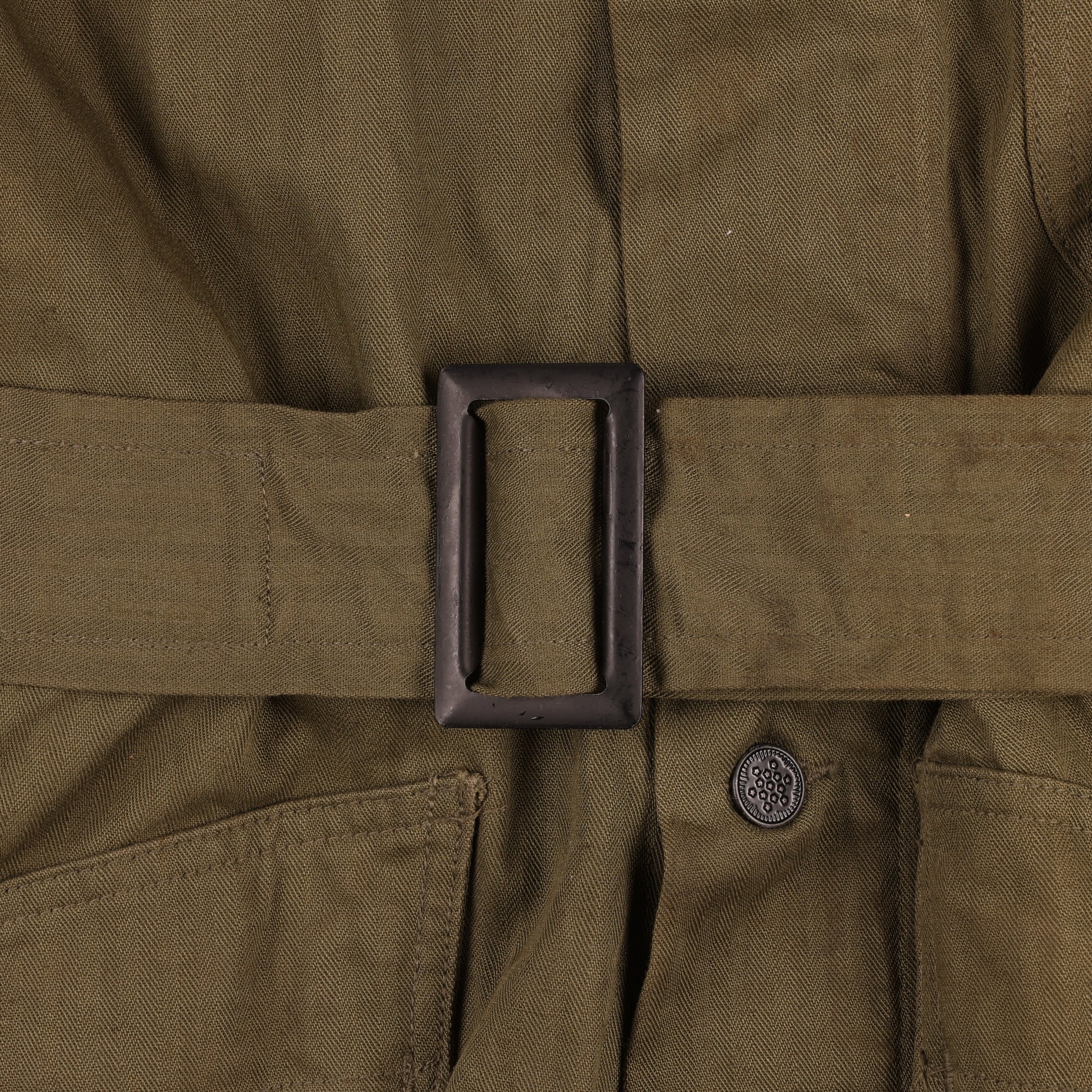 WWII-Korean War U.S. Air Force M/Sgt.'s Second Pattern HBT Coveralls with Gas Flap by The Jay Garment Co. Size 38R (1943)