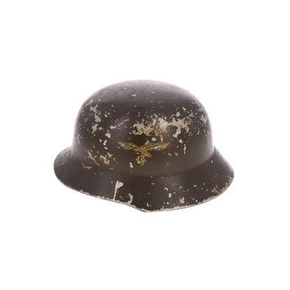 WWII German Double Decal Luftwaffe Ferntrauung Miniature Helmet