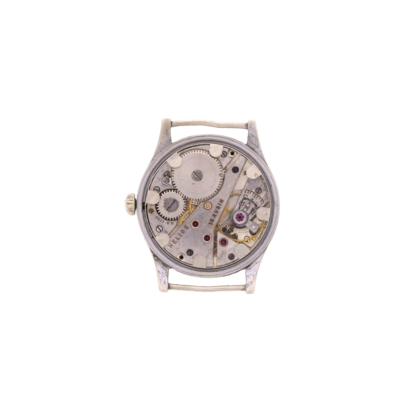 WWII German Heer Dienstuhr Wristwatch by Helios (Swiss-Made)