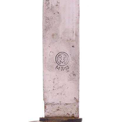 WWII German Hitlerjugend Knife by Arthur Schüttelhöfer & Co. (Marked "RZM M7/13")