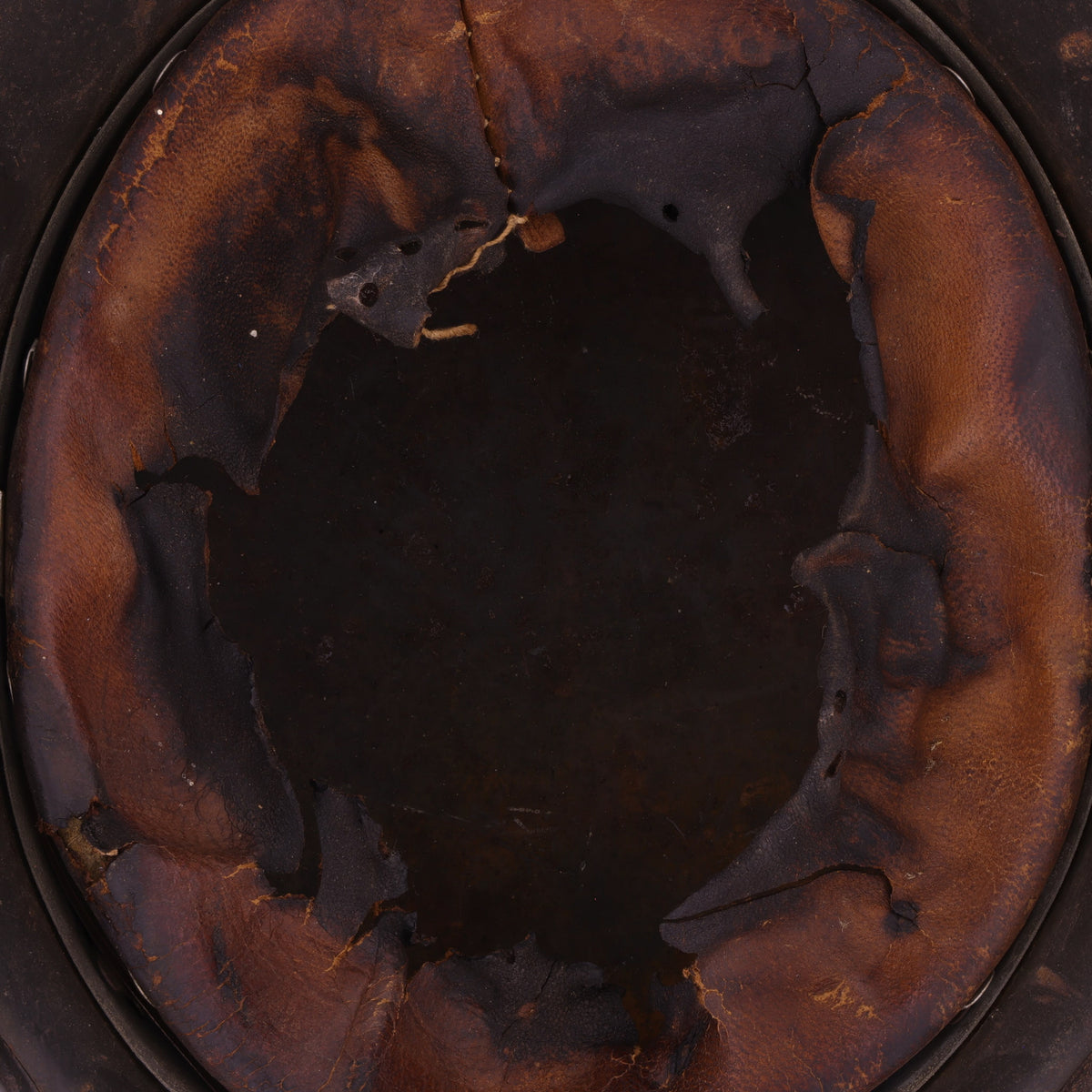WWII German M40 Double Decal Polizei Helmet with Blood-Stained Liner (Q64)
