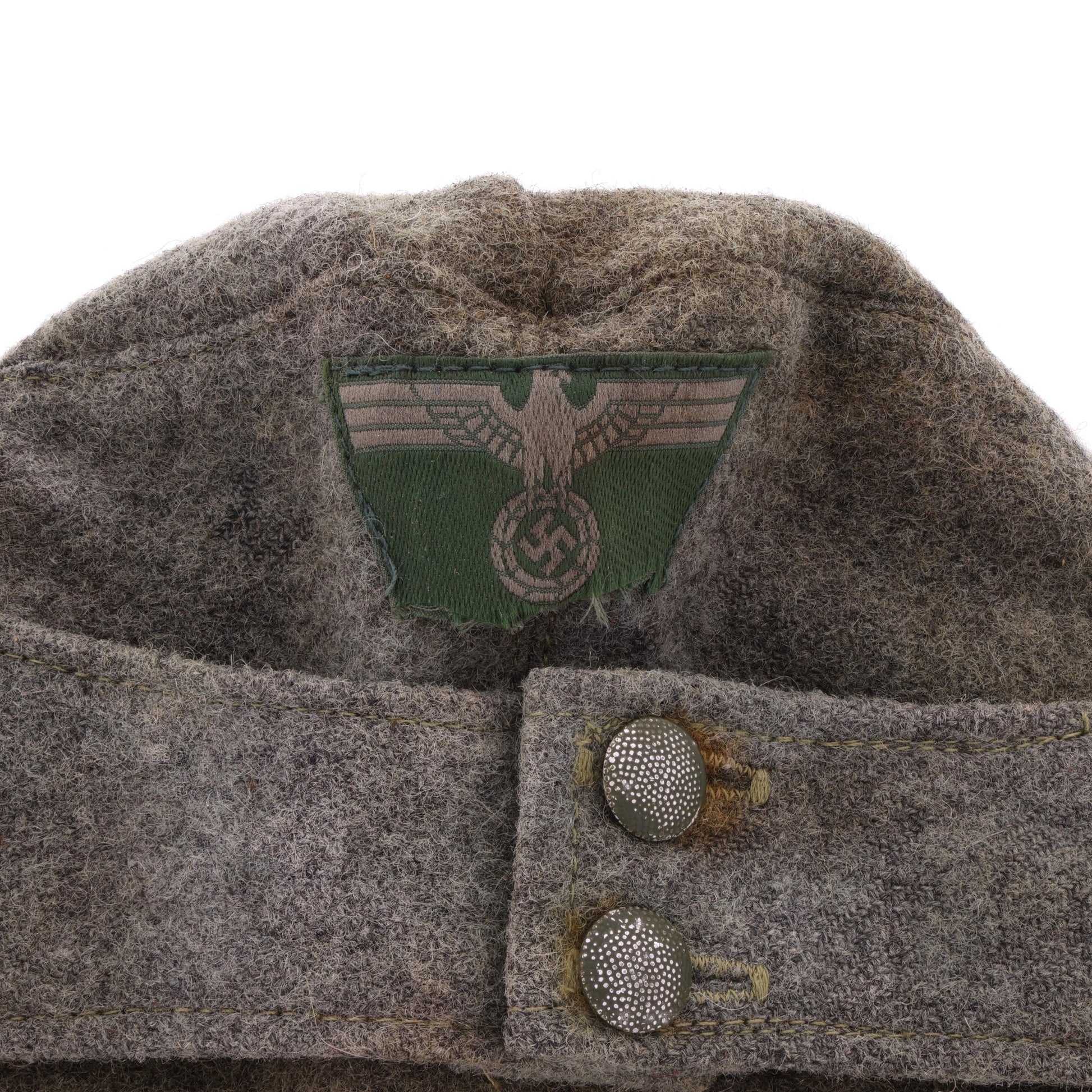 WWII German M42 Heer Enlisted Man's Feldmütze Cap Size 56 (1943)