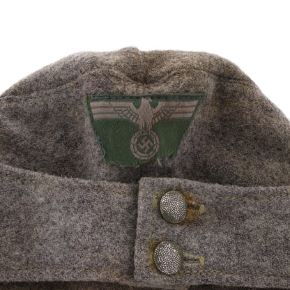 WWII German M42 Heer Enlisted Man's Feldmütze Cap Size 56 (1943)