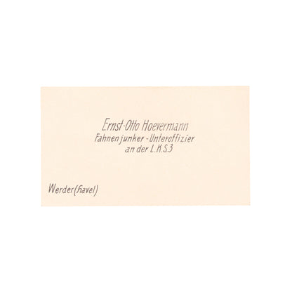 Vintage-style card with text on a beige background