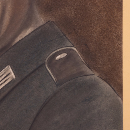 Close-up of a textured surface with a brown and black color scheme