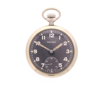 WWII German Private Purchase Dienstuhr Pocket Watch by Glycine (Swiss-Made)