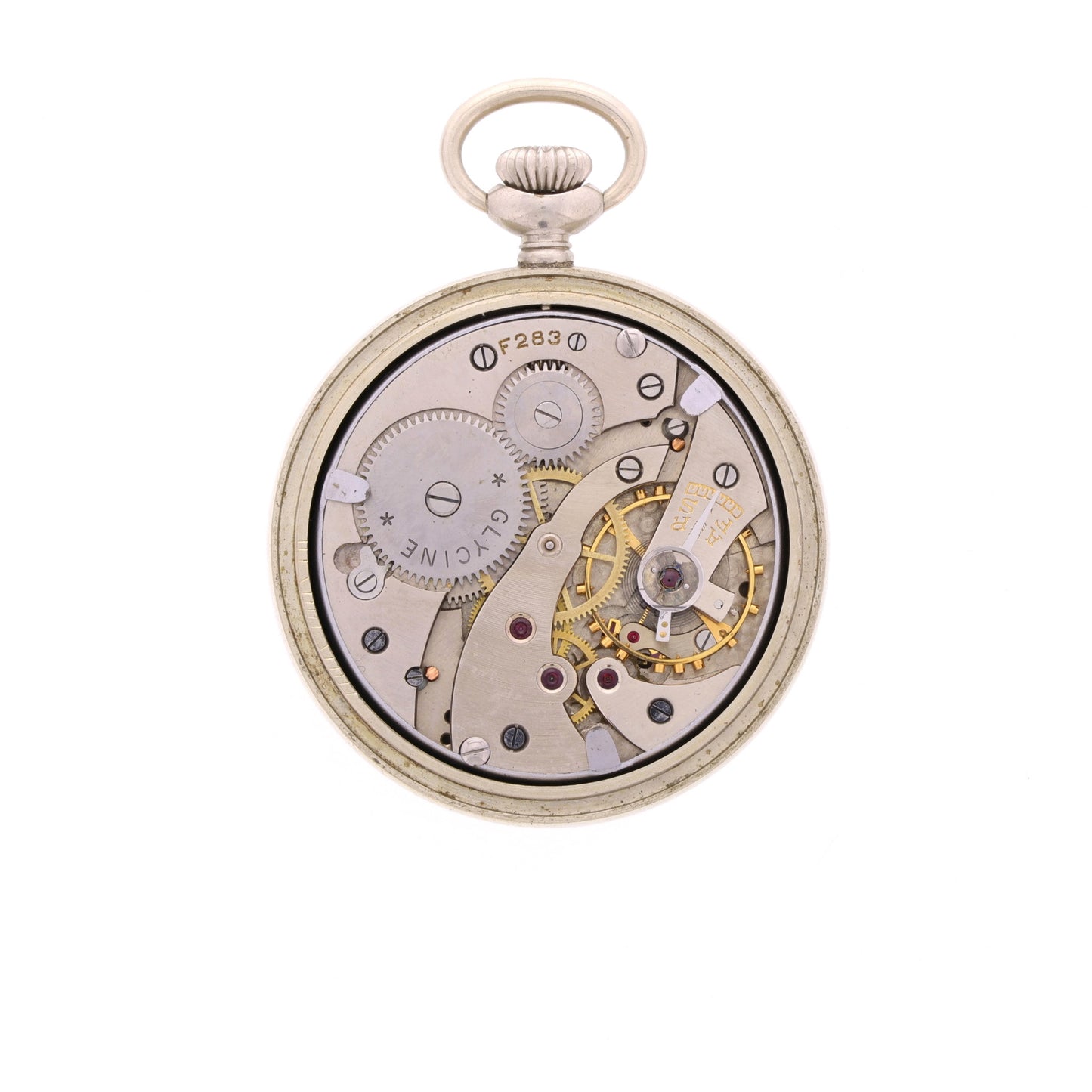 WWII German Private Purchase Dienstuhr Pocket Watch by Glycine (Swiss-Made)