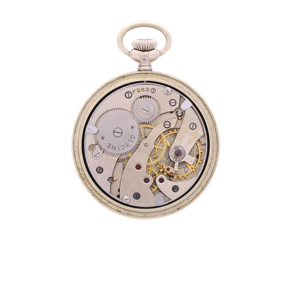 WWII German Private Purchase Dienstuhr Pocket Watch by Glycine (Swiss-Made)