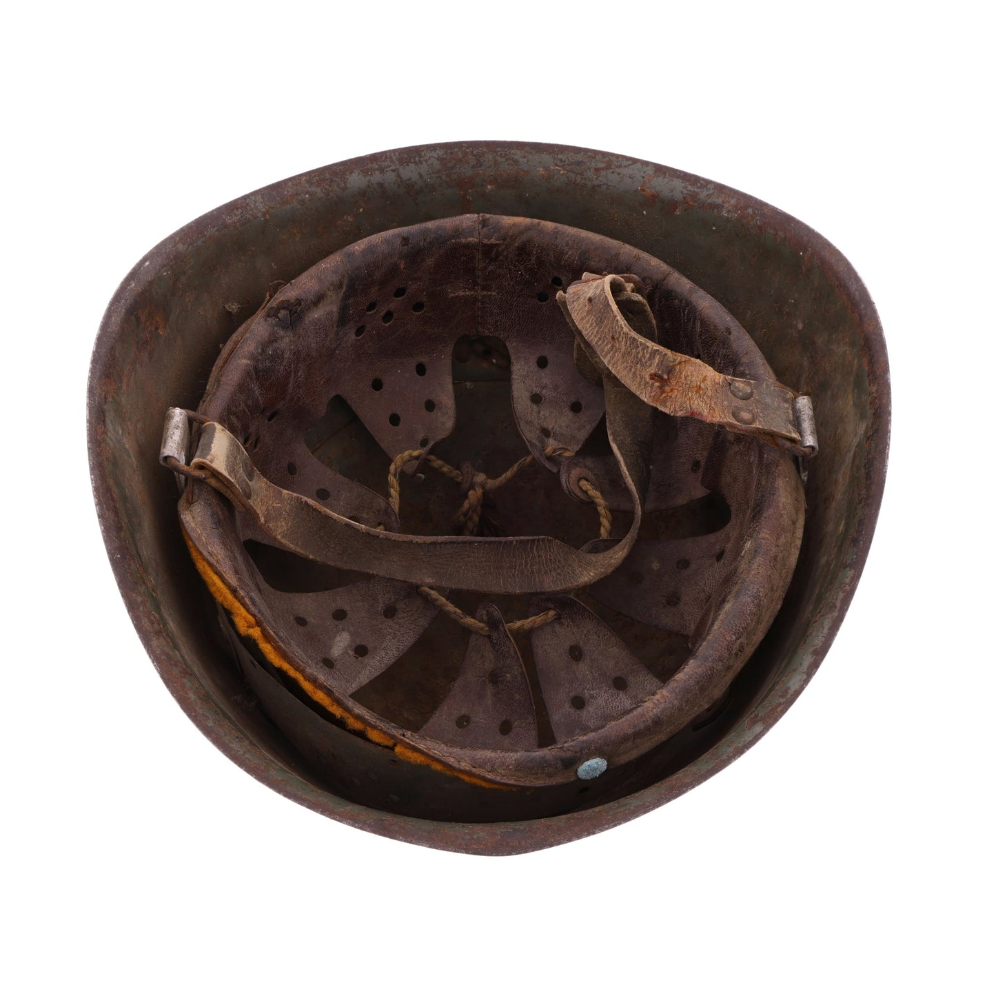 WWII Italian M33 Helmet with Camouflage Paint (Size 60)