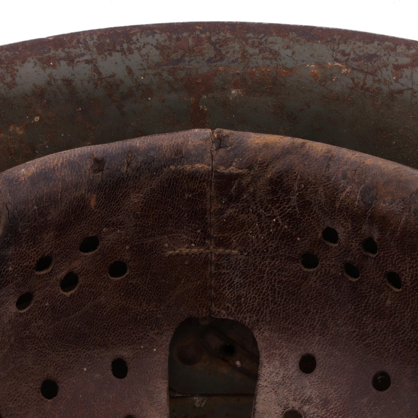WWII Italian M33 Helmet with Camouflage Paint (Size 60)