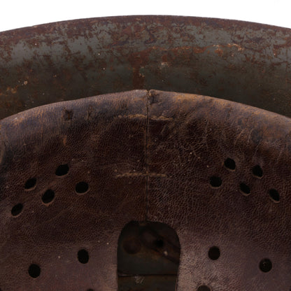 WWII Italian M33 Helmet with Camouflage Paint (Size 60)