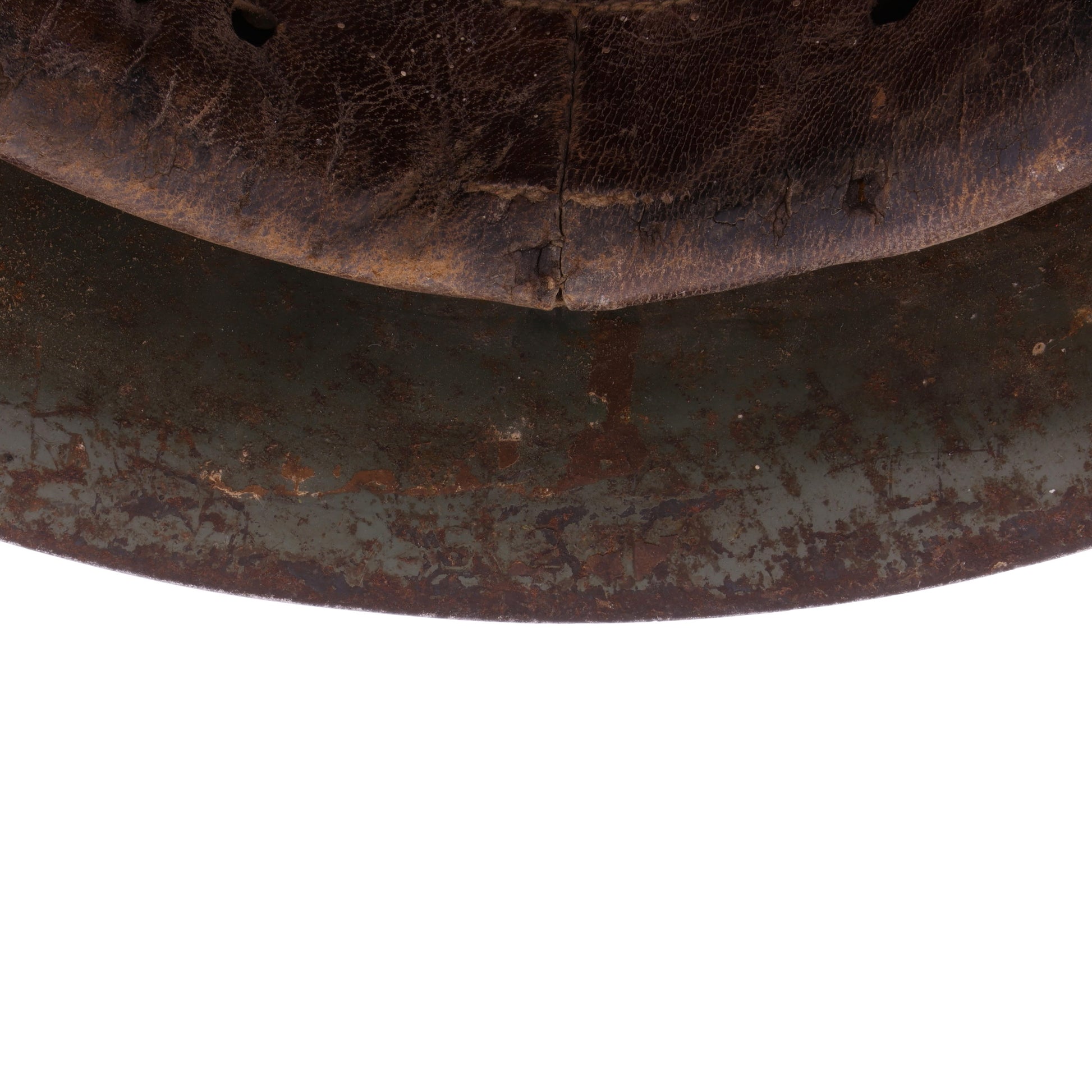 WWII Italian M33 Helmet with Camouflage Paint (Size 60)