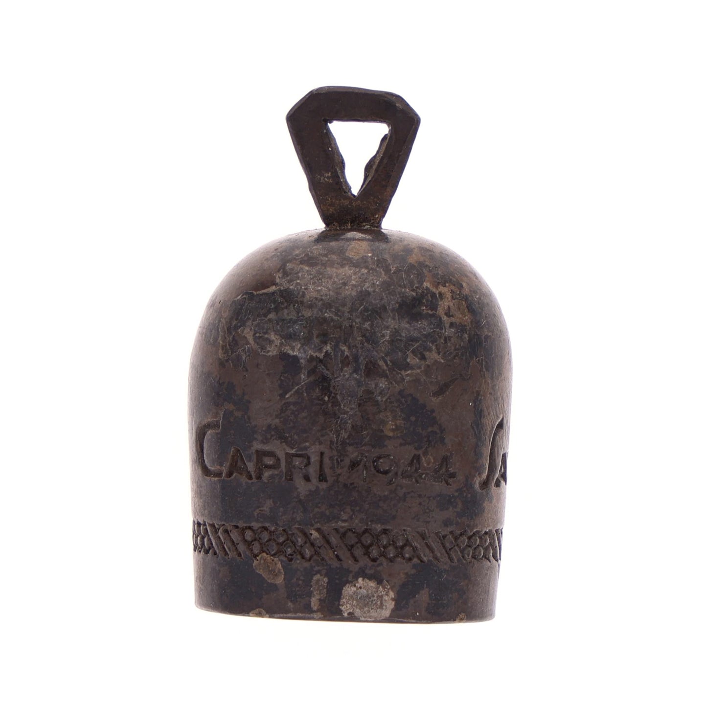 WWII San Michele Isle of Capri Silver Bell Worn by the USAAF (1944)