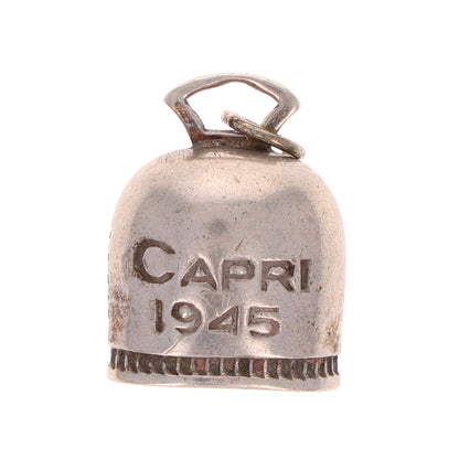 WWII San Michele Isle of Capri Silver Bell Worn by the USAAF (1945)