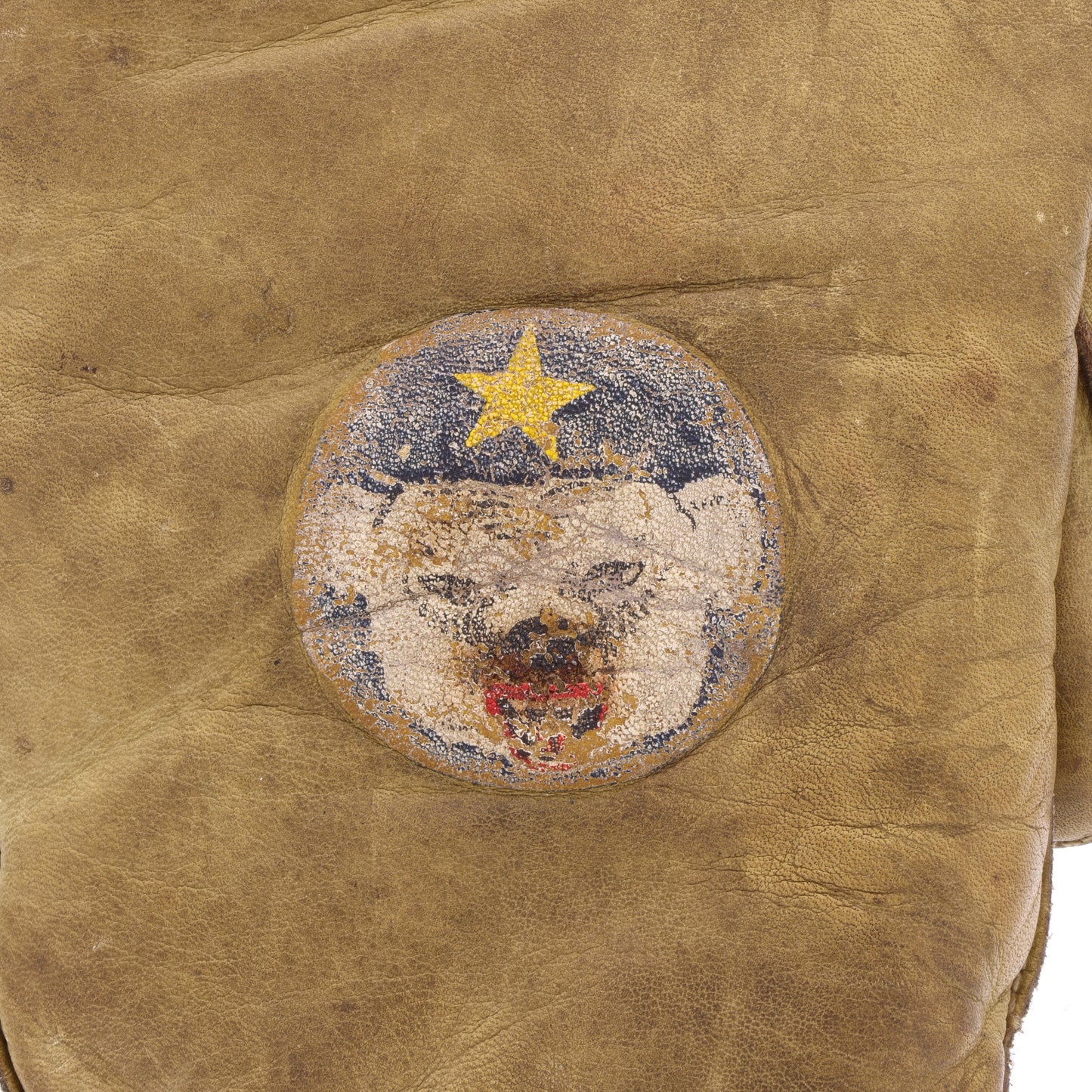 WWII U.S. Army Mittens with Alaska Defense Command Painted Insignia