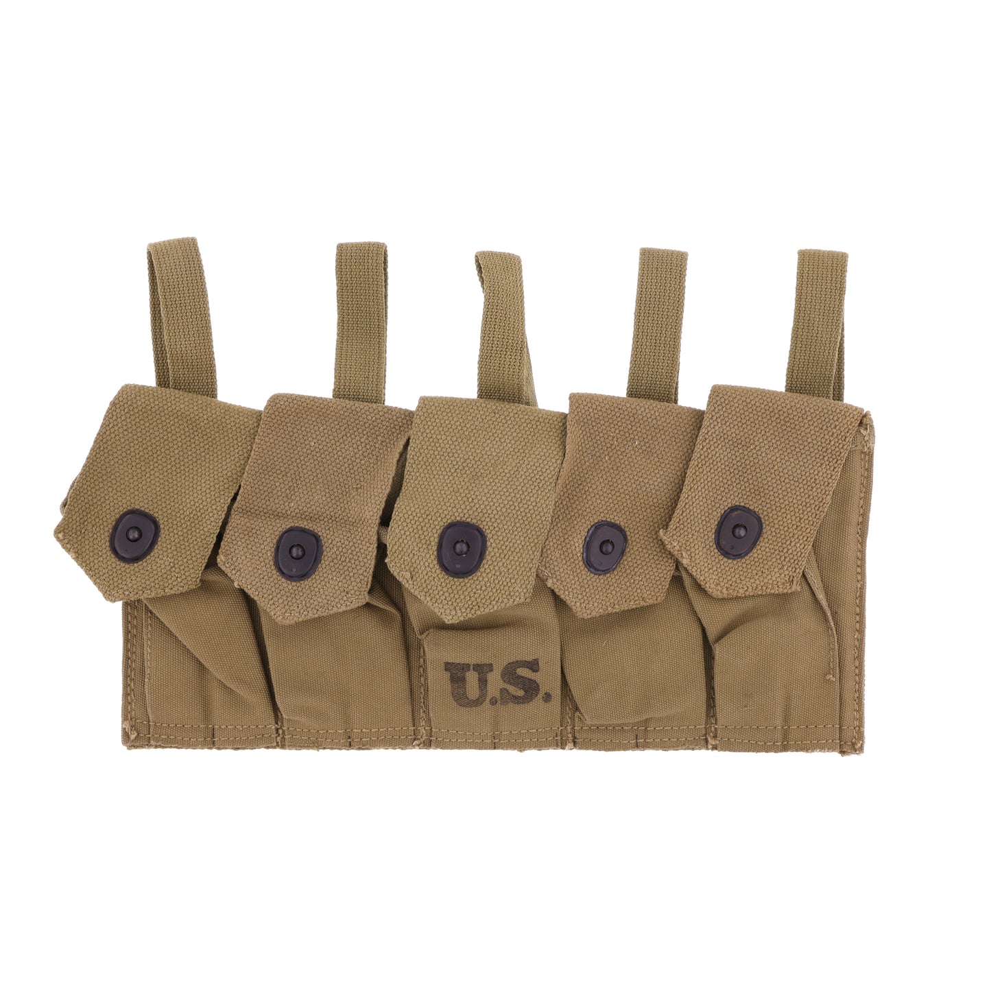 WWII U.S. Army 5-Cell Grenade Pouch by J.Q.M.D. (1944)