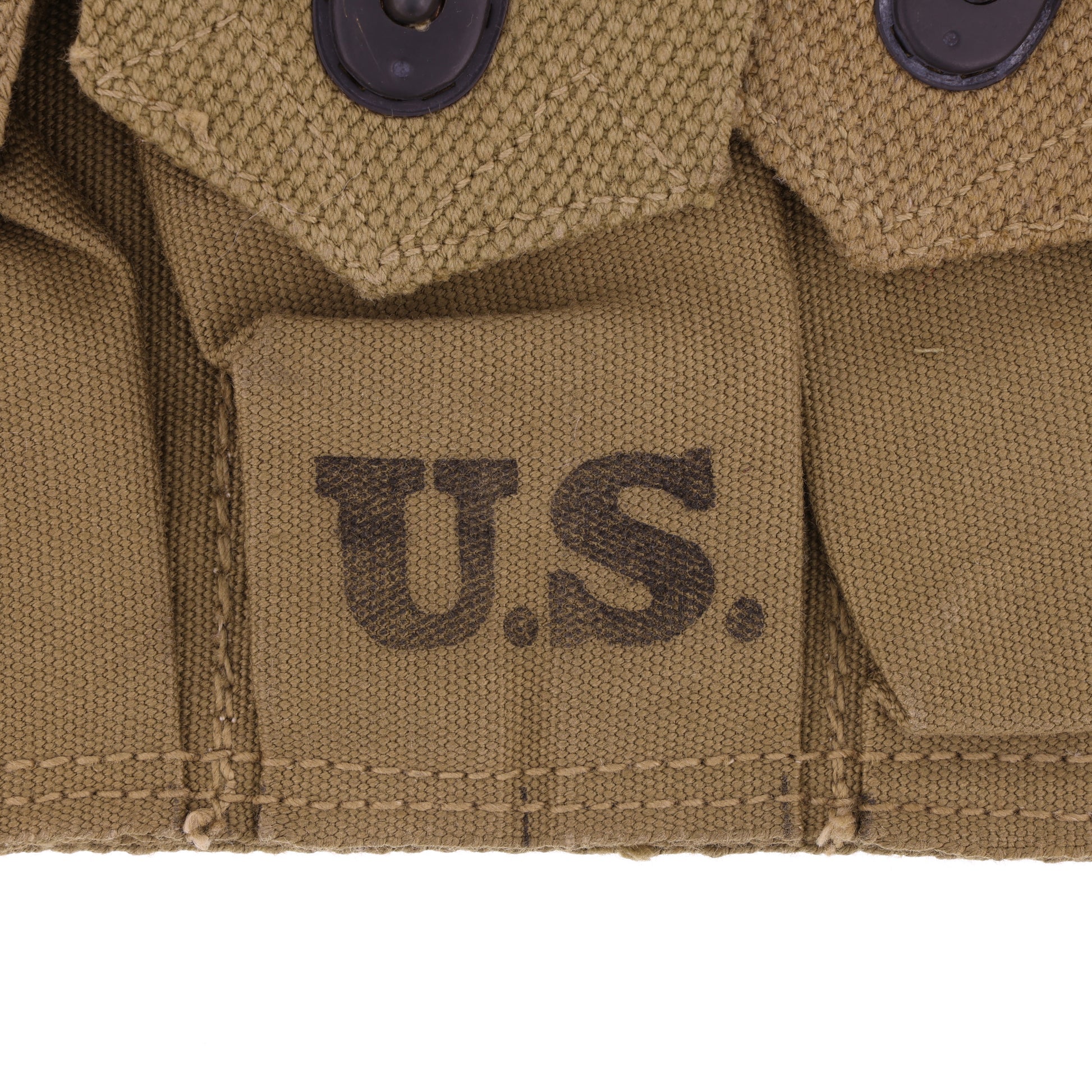 WWII U.S. Army 5-Cell Grenade Pouch by J.Q.M.D. (1944)