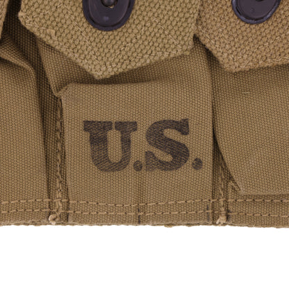 WWII U.S. Army 5-Cell Grenade Pouch by J.Q.M.D. (1944)