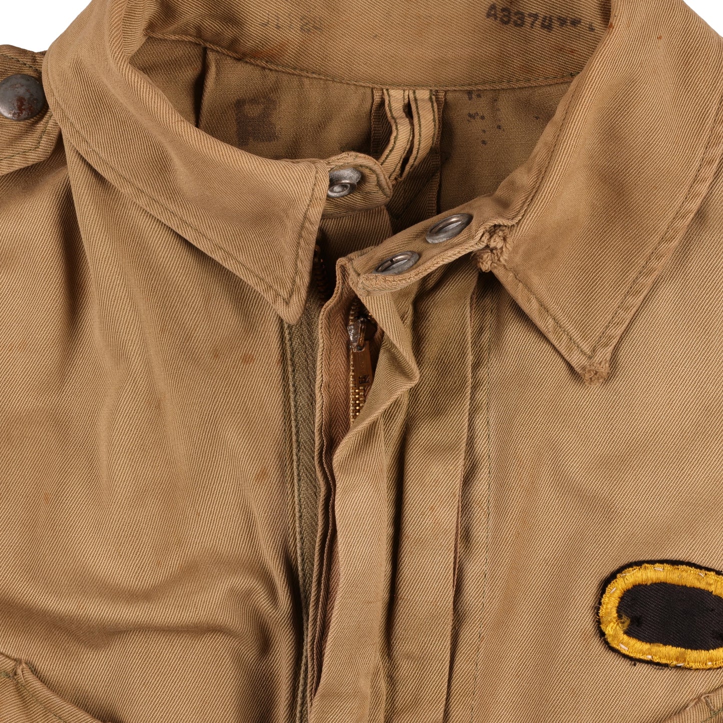 WWII U.S. Army 541st Parachute Infantry Regiment Paratrooper M1942 Jump Jacket Marked with Laundry Numbers (Size 38R)