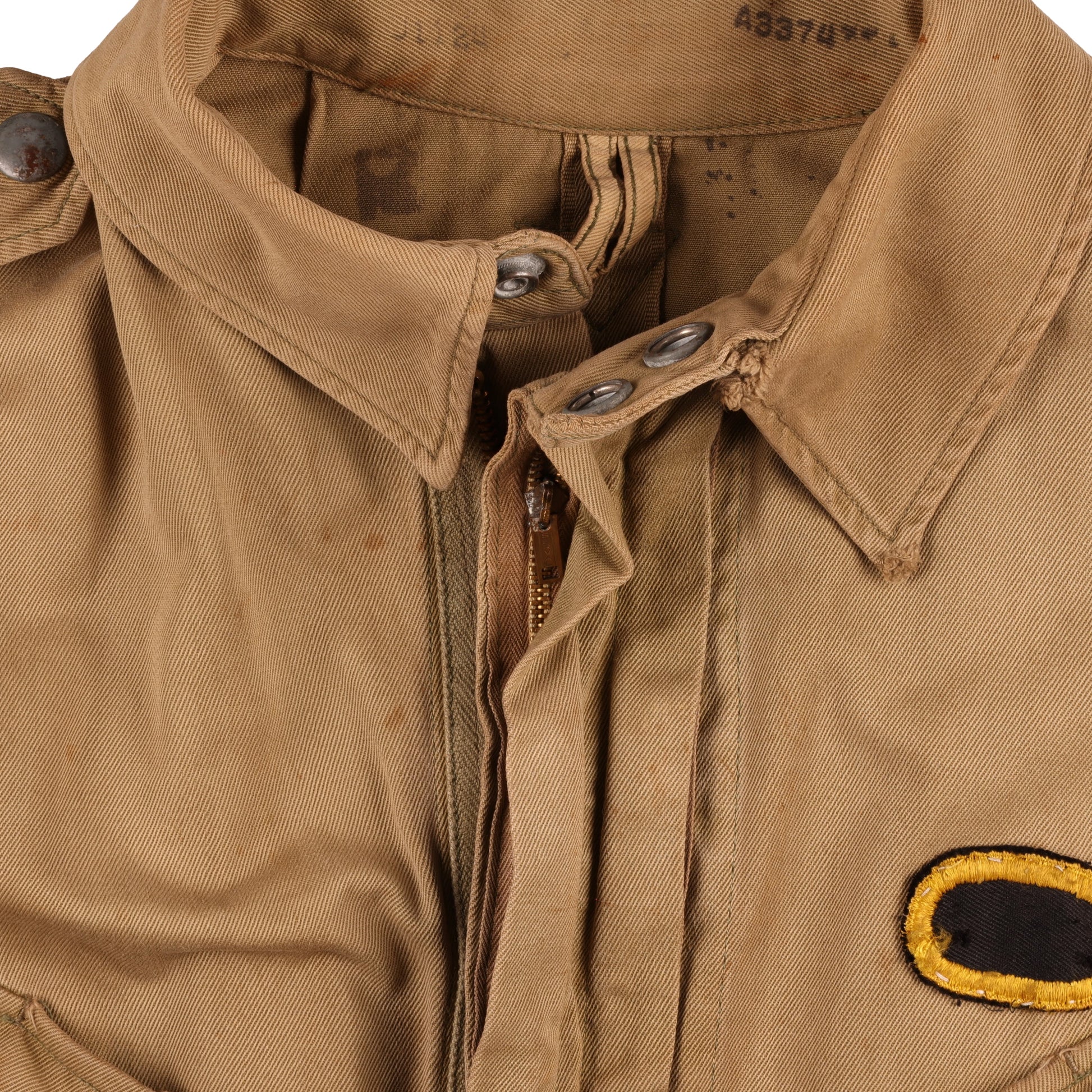 WWII U.S. Army 541st Parachute Infantry Regiment Paratrooper M1942 Jump Jacket Marked with Laundry Numbers (Size 38R)