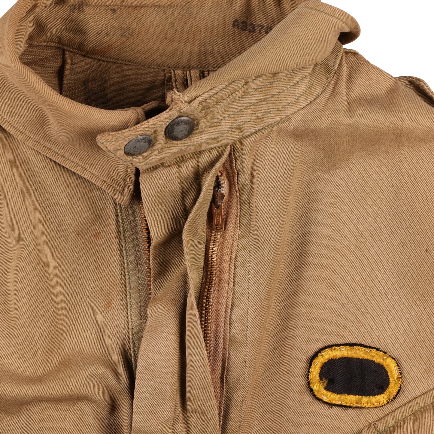 WWII U.S. Army 541st Parachute Infantry Regiment Paratrooper M1942 Jump Jacket Marked with Laundry Numbers (Size 38R)