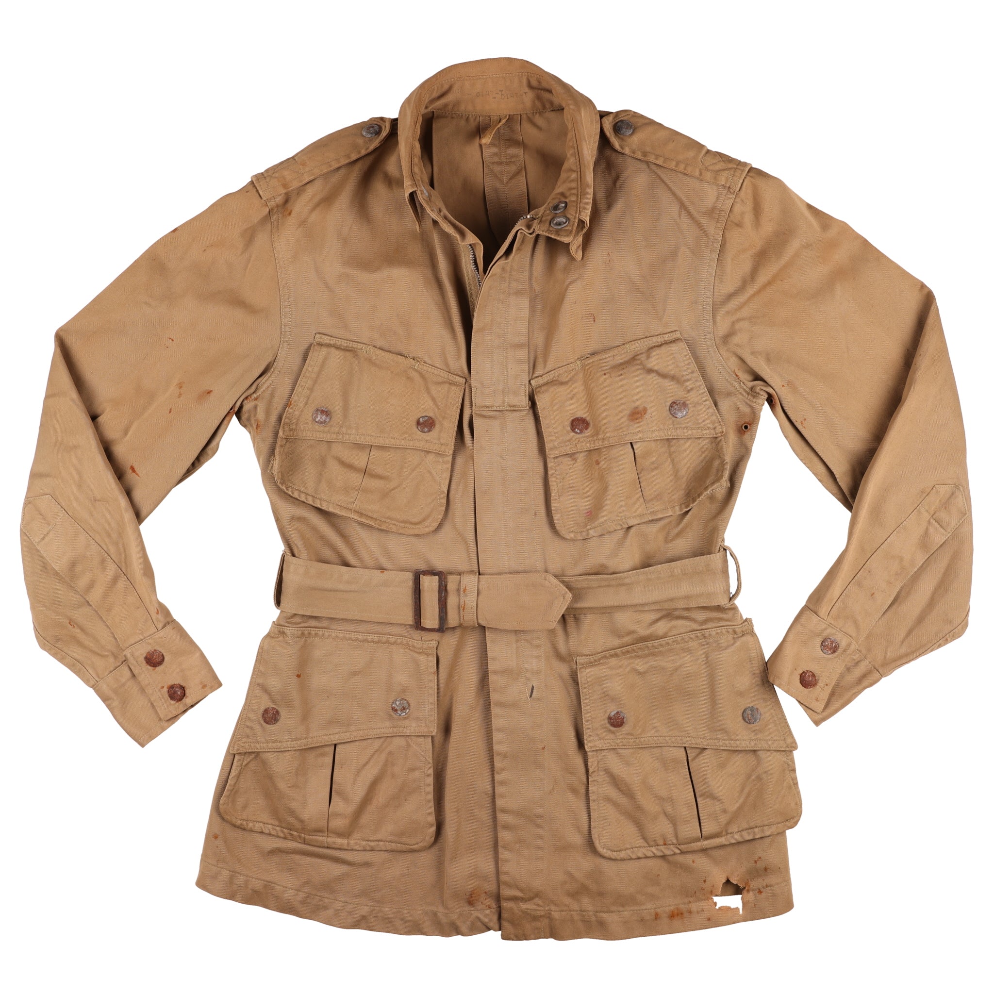 WWII U.S. Army 82nd Airborne Division Paratrooper M1942 Jump Jacket Identified to First Sgt. Edwin E. Theeck