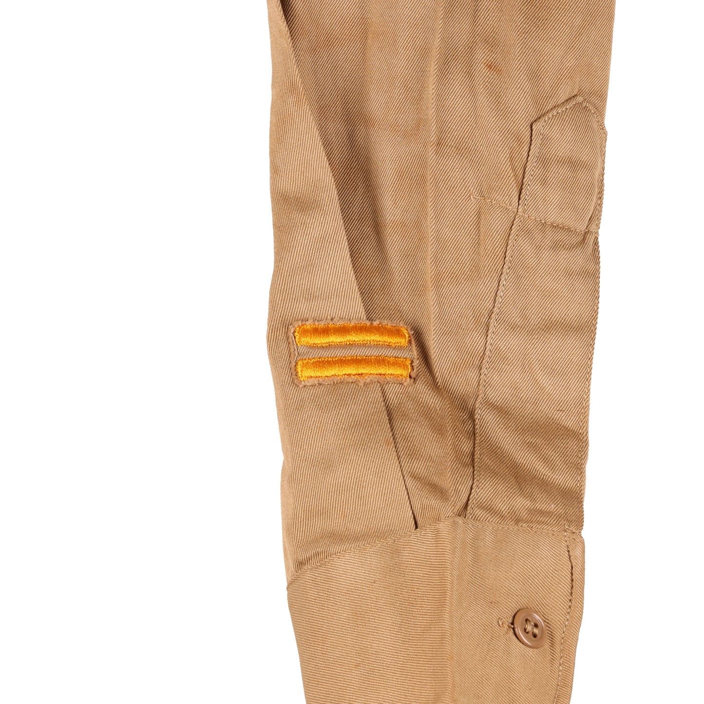 WWII U.S. Army Advance Section of the Communications Zone (ADSEC) T/Sgt.'s Khaki Cotton Service Shirt Size 14 1/2 x 32 (1944)