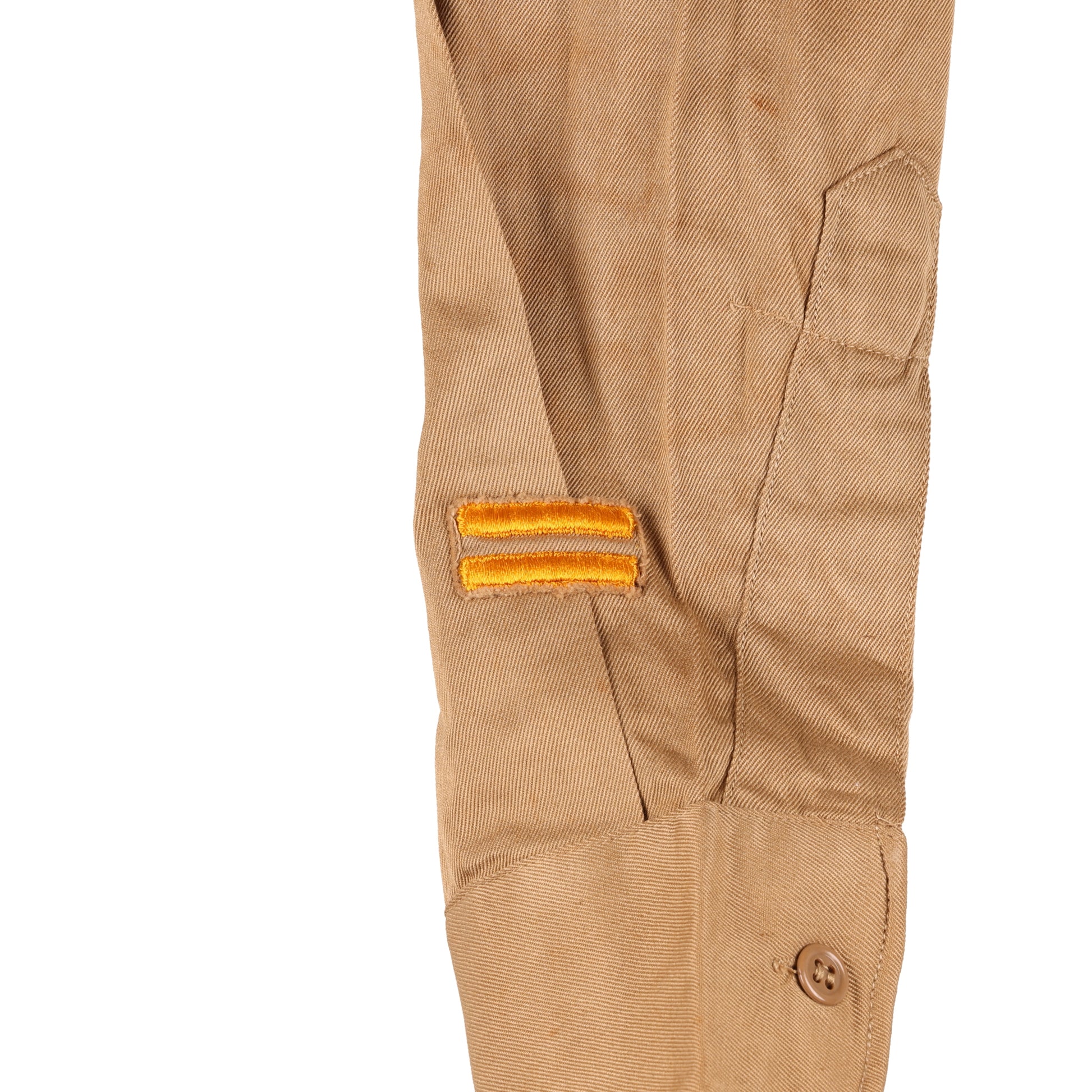 WWII U.S. Army Advance Section of the Communications Zone (ADSEC) T/Sgt.'s Khaki Cotton Service Shirt Size 14 1/2 x 32 (1944)