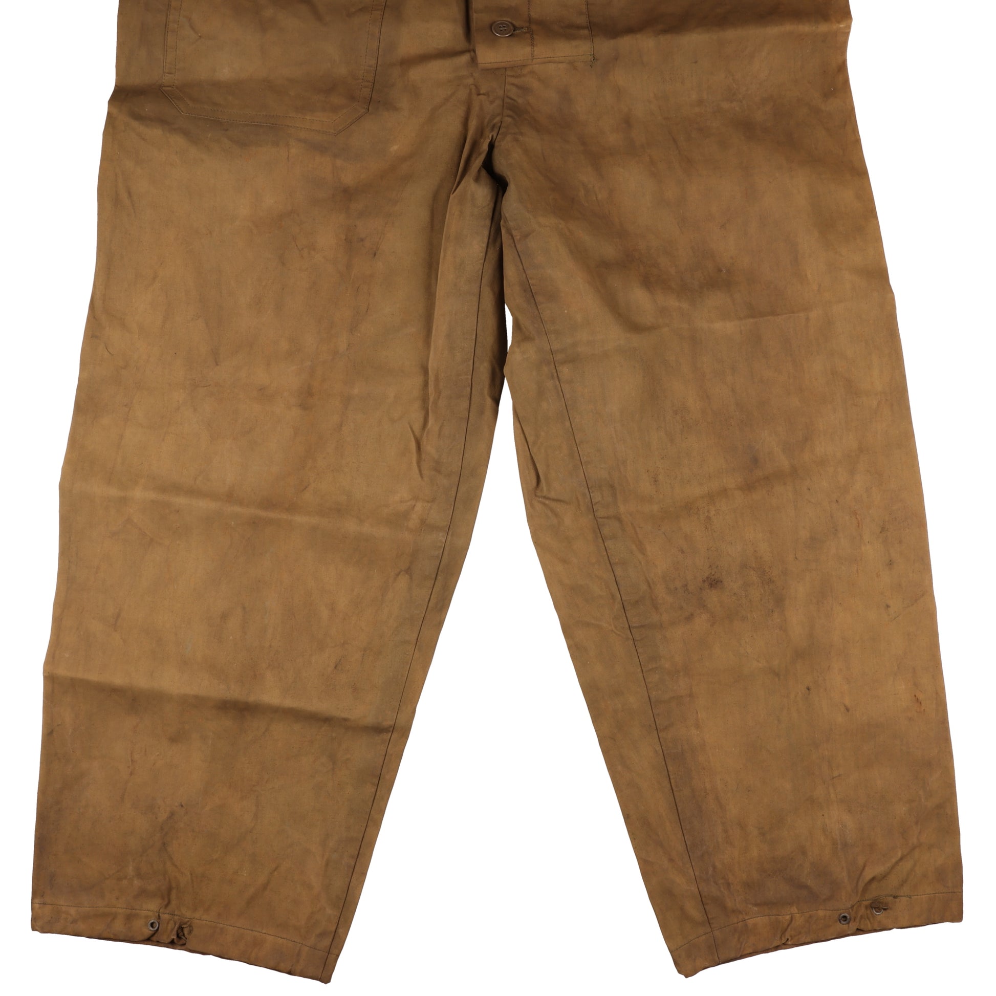 WWII U.S. Army Alaska Defense Command Wet Weather Parka, USN Coveralls, Wool Scarf, Socks, & Mukluks Attributed to Pete Mase