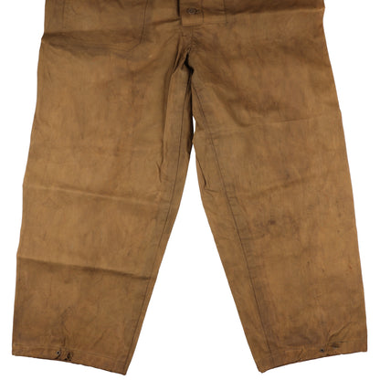 WWII U.S. Army Alaska Defense Command Wet Weather Parka, USN Coveralls, Wool Scarf, Socks, & Mukluks Attributed to Pete Mase