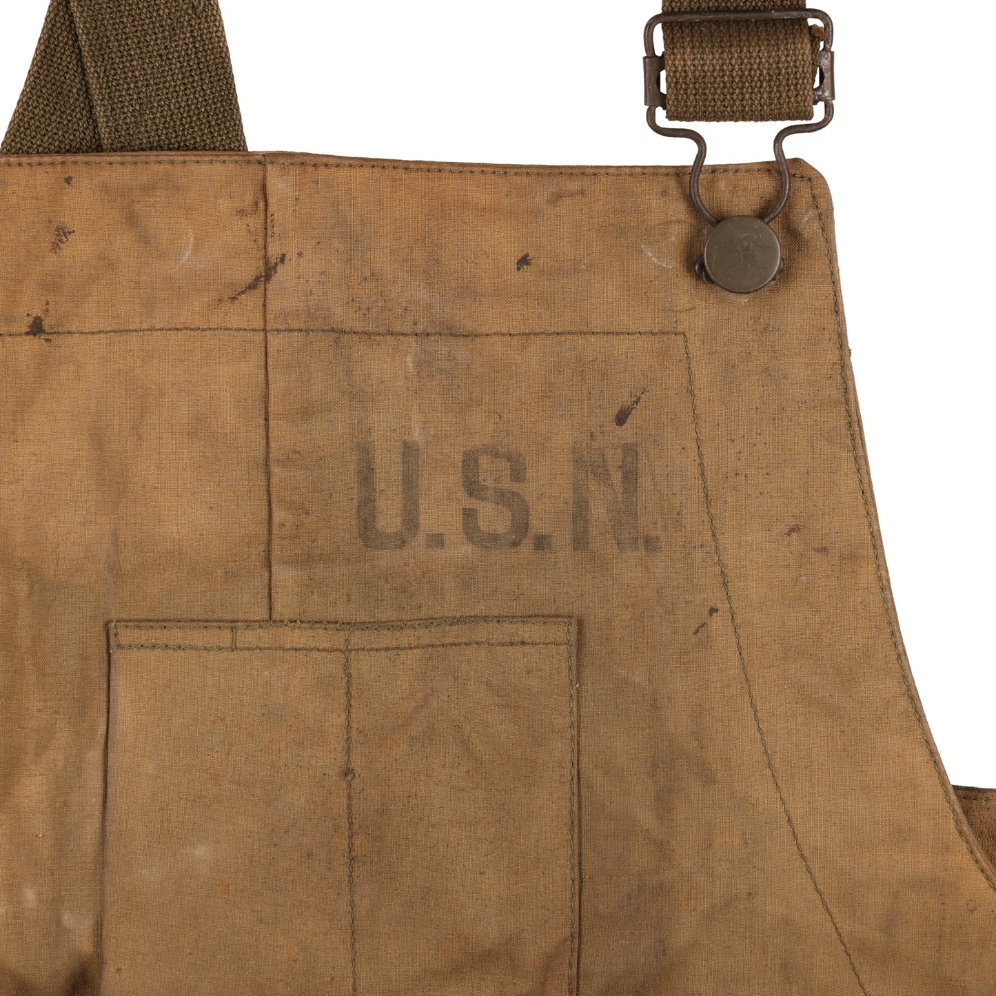 WWII U.S. Army Alaska Defense Command Wet Weather Parka, USN Coveralls, Wool Scarf, Socks, & Mukluks Attributed to Pete Mase