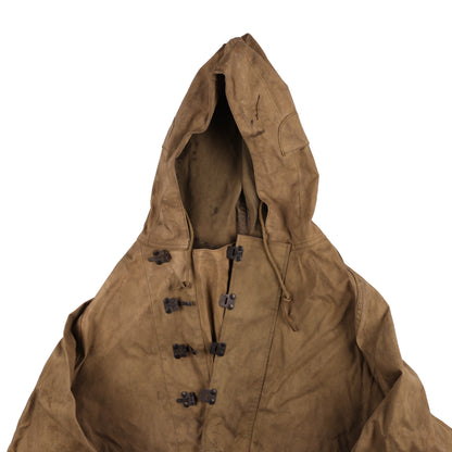 WWII U.S. Army Alaska Defense Command Wet Weather Parka, USN Coveralls, Wool Scarf, Socks, & Mukluks Attributed to Pete Mase