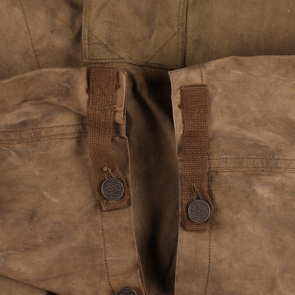 WWII U.S. Army Alaska Defense Command Wet Weather Parka, USN Coveralls, Wool Scarf, Socks, & Mukluks Attributed to Pete Mase