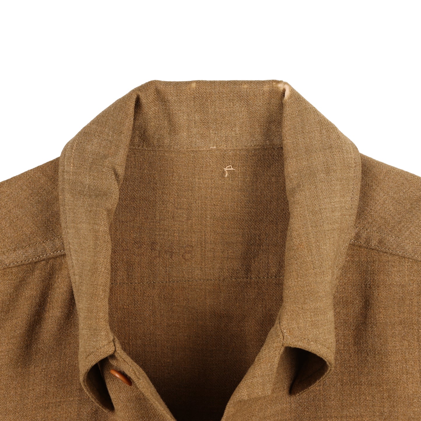 WWII U.S. Army Corporal's M37 Wool Service Shirt Marked with Laundry Number