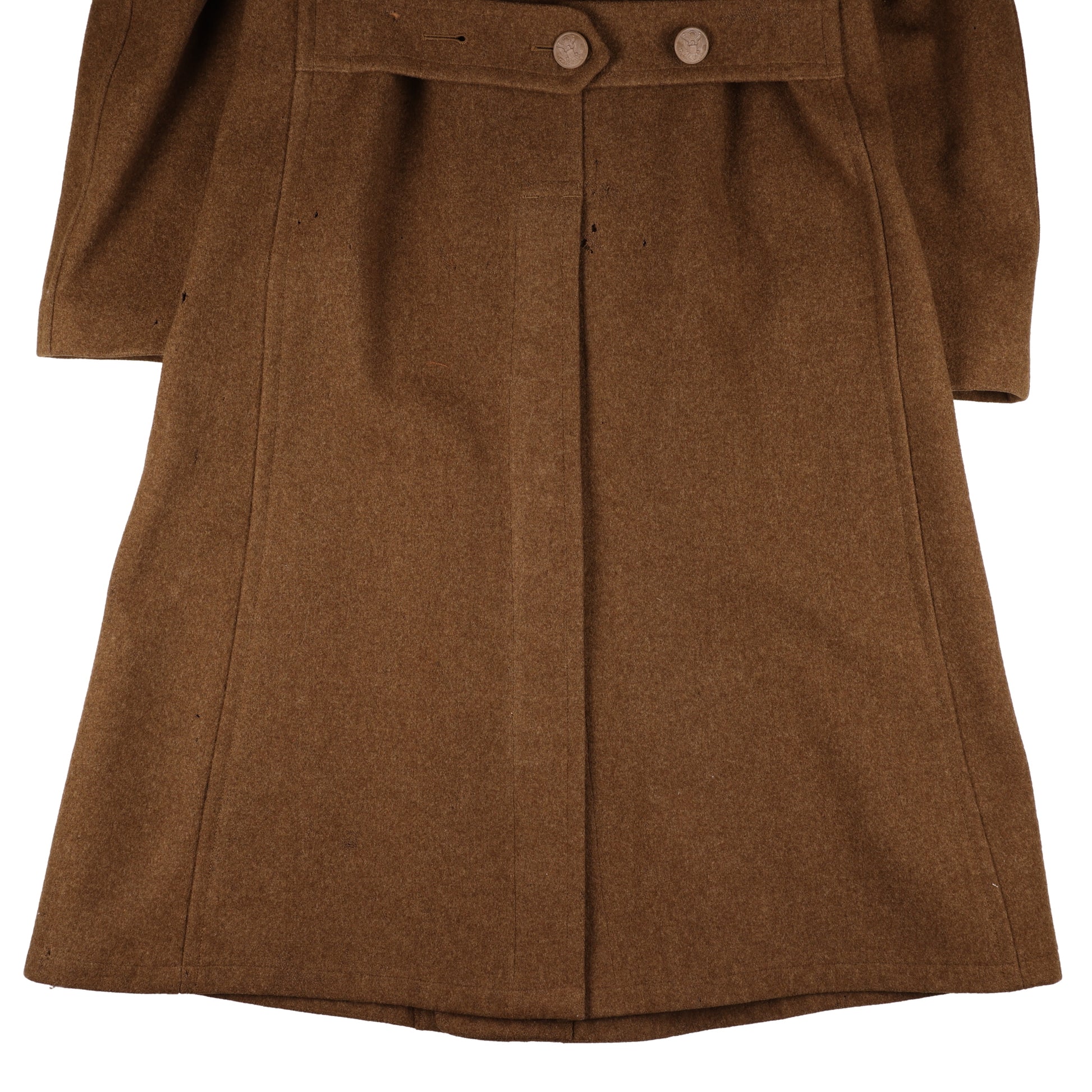 WWII U.S. Army Cpl.'s Wool Overcoat by Sigmund Eisner Co. Size 36L (1943)