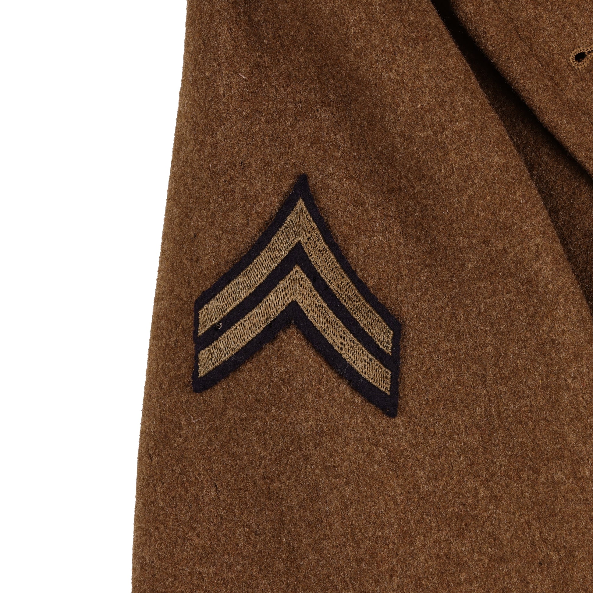 WWII U.S. Army Cpl.'s Wool Overcoat by Sigmund Eisner Co. Size 36L (1943)