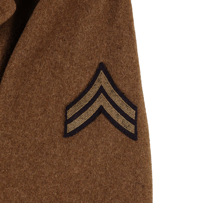 WWII U.S. Army Cpl.'s Wool Overcoat by Sigmund Eisner Co. Size 36L (1943)
